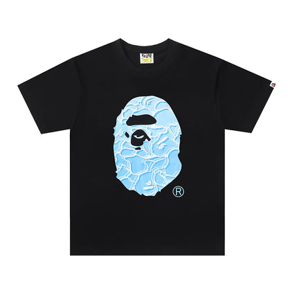 BAPE ABC Sea Surface Camo Ape Head Tee