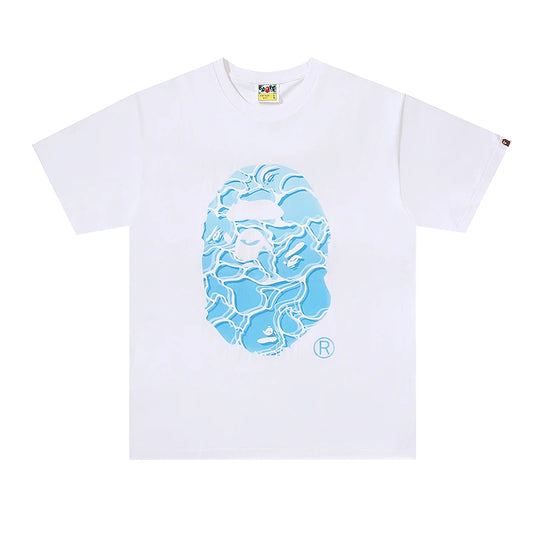 BAPE ABC Sea Surface Camo Ape Head Tee