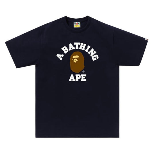 BAPE College Tee 'Navy'