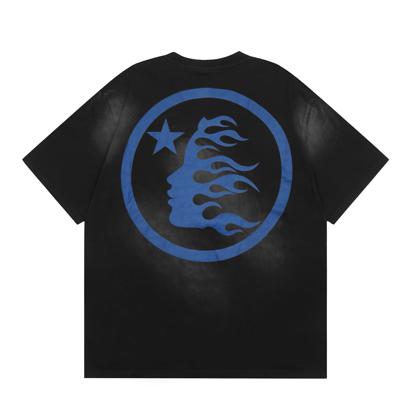 Hellstar Classic Logo T Shirt Blue