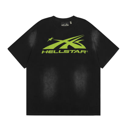 Hellstar Neon Green Classic Logo Tee