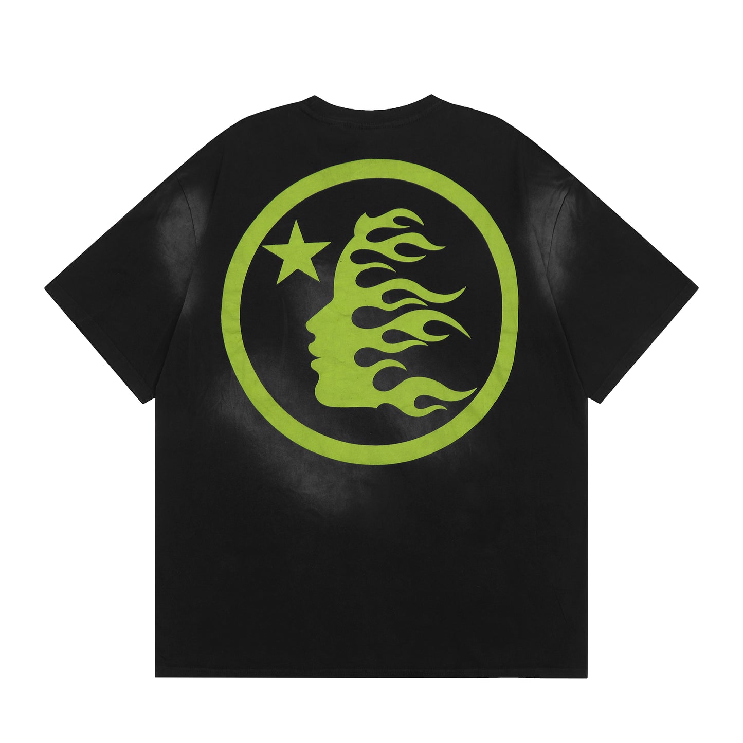 Hellstar Neon Green Classic Logo Tee