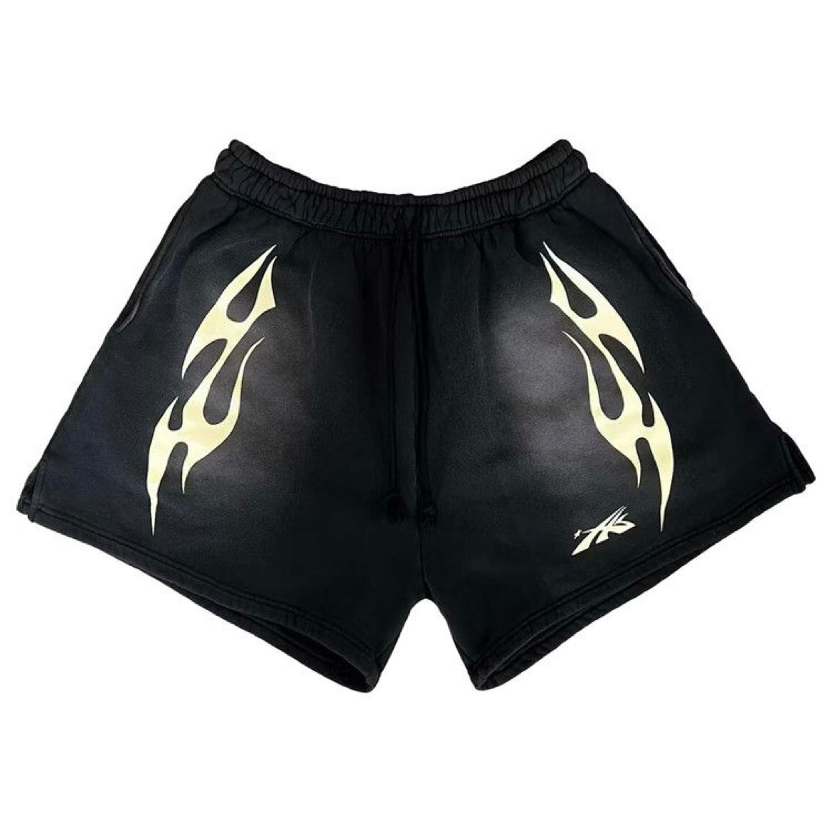 Hellstar Sports Flame Shorts 'Black'