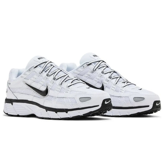 Nike P6000 White Metallic Silver Black