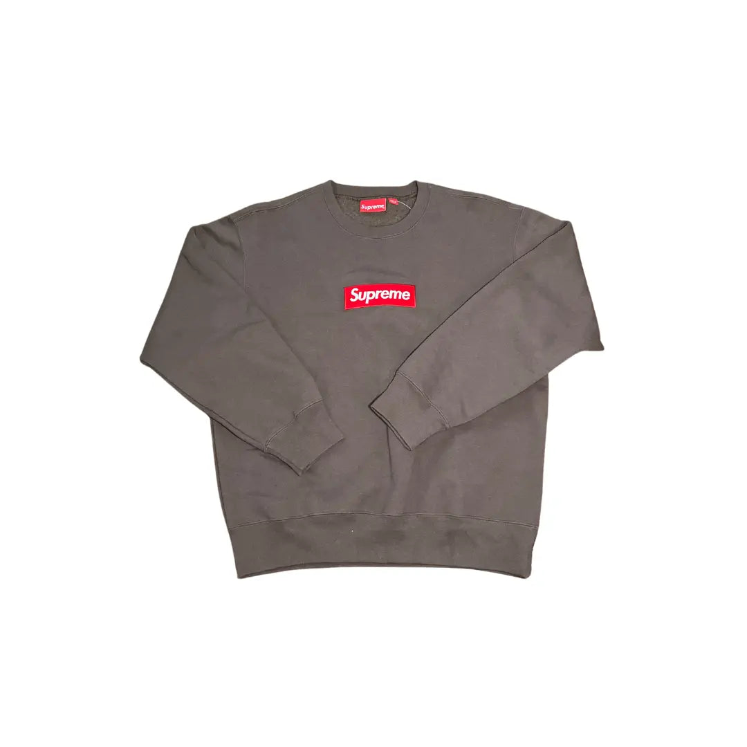 Supreme Box Logo Sweatshirt Brown