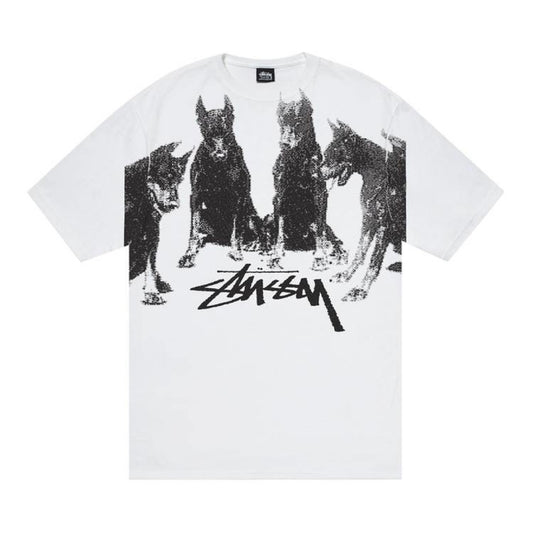 Stussy Dobermans Tee 'White'